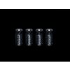 4x Ampsplus 16340 850mAh 3.7V Battery + Digital Charger 