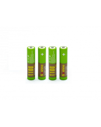 4x Soshine AAA 1.5V 1100 Lithium Rechargeable Batteries
