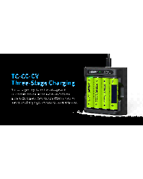 Xtar LC4 AA AAA Lithium Ni-MH 1.5V 1.2V Battery Charger